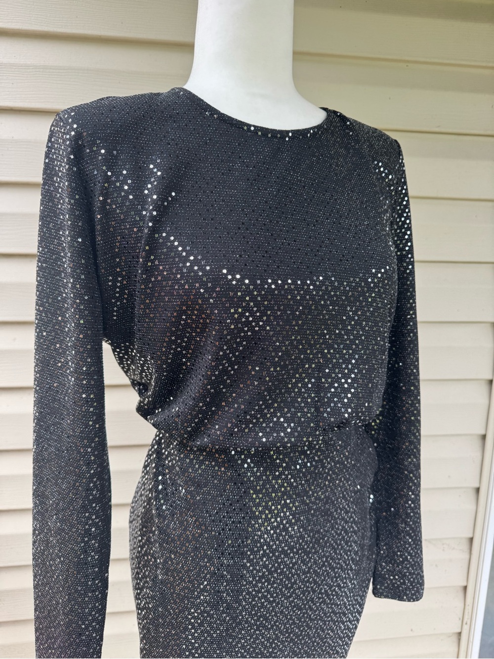 Vero Moda Open Back Sequin Dress